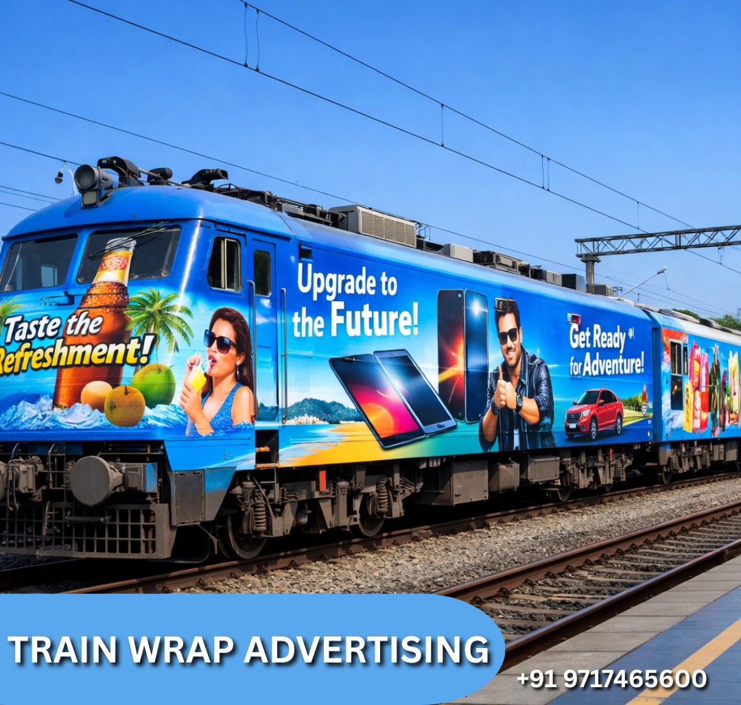 How Train (Railway) Wrap Advertising Delivers 10X Brand Visibility Across India